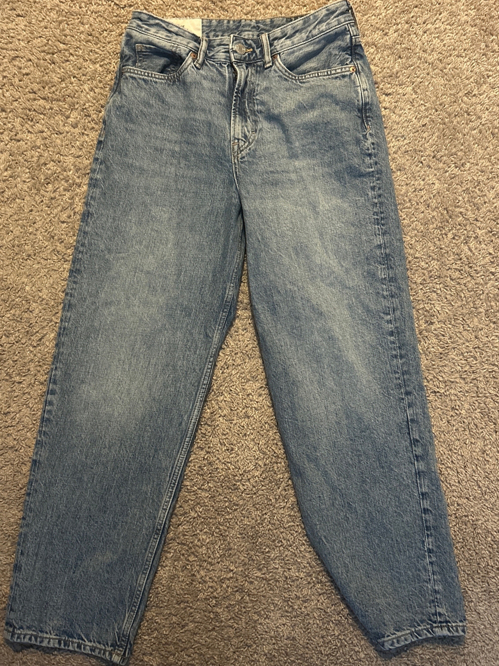 H&M Men's Relaxed Light Blue Denim Jeans